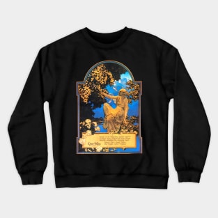 Advertisement for Djer-Kiss Toilet Water, 1917 by Maxfield Parrish Crewneck Sweatshirt